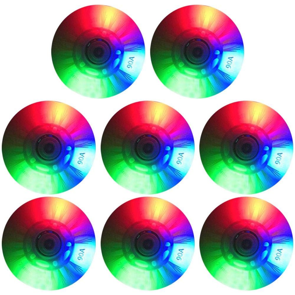Gazaar 8 Pack Roller Blade Wheels 68mm 70mm 72mm Inline Skate Wheels with Bearings ABEC 9, Light Up Roller Blade Wheel Inline Skate Replacement Wheels, Light Up Inline Skate Wheels (72mm)