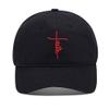 Baseball Hats Mens Women Jesus Cross 2 Embroidered Unisex Classic Adjustable Outdoor Dad Cap for Men (Black,7 1/2) view 1