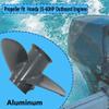 AQUAMAN Outboard Propellers for Honda Marine Motor BF25 BF30HP 9 7/8x13 Aluminum Boat Prop,10 Tooch OEM 58130-ZW2-F41ZA view 4