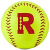 CybGene Initial Softball Gifts for Girls Teenager for Senior Night Birthday Graduation Christmas, Softball Ball for Team 12" - R view 1