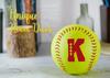 CybGene Initial Softball Gifts for Girls Teenager for Senior Night Birthday Graduation Christmas, Softball Ball for Team 12" - R view 4