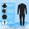 OMGear Kids Wetsuit 3mm Neoprene Full Wet Suit Long Sleeve Dive Suit Thermal Swimwear Junior Boys Scuba Diving Surfing Snorkeling Gear(Black,12) view 3