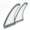 nanazero Honeycomb Thruster Fin I Single tab Cool Gray M - Surfboard fins, shortboard, Midlength view 3