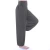 Women Pants High Waisted Yoga Pants Hippie Pants Boho Beach Plus Size Palazzo Pants Yoga Pants Closing (Dark Gray, M) view 4