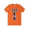 FOCO Denver Broncos NFL #1 Dad T-Shirt - Orange - XXXL view 2