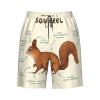 Ncpkcb Men's Swim Trunks Quick Dry Board Shorts Anatomy of A Squirrel Beach Shorts Casual Sports Running Shorts, Medium, Fashion view 3