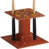 GLWJXSD Pool Cue Racks,Pool Cue Stand,Snooker Billiard Cue Pool Rack,Wood Multifunction Floor-Standing Billiard Supplies Display Stand/a/30X55X24Cm view 1
