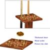 GLWJXSD Pool Cue Racks,Pool Cue Stand,Snooker Billiard Cue Pool Rack,Wood Multifunction Floor-Standing Billiard Supplies Display Stand/a/30X55X24Cm view 3
