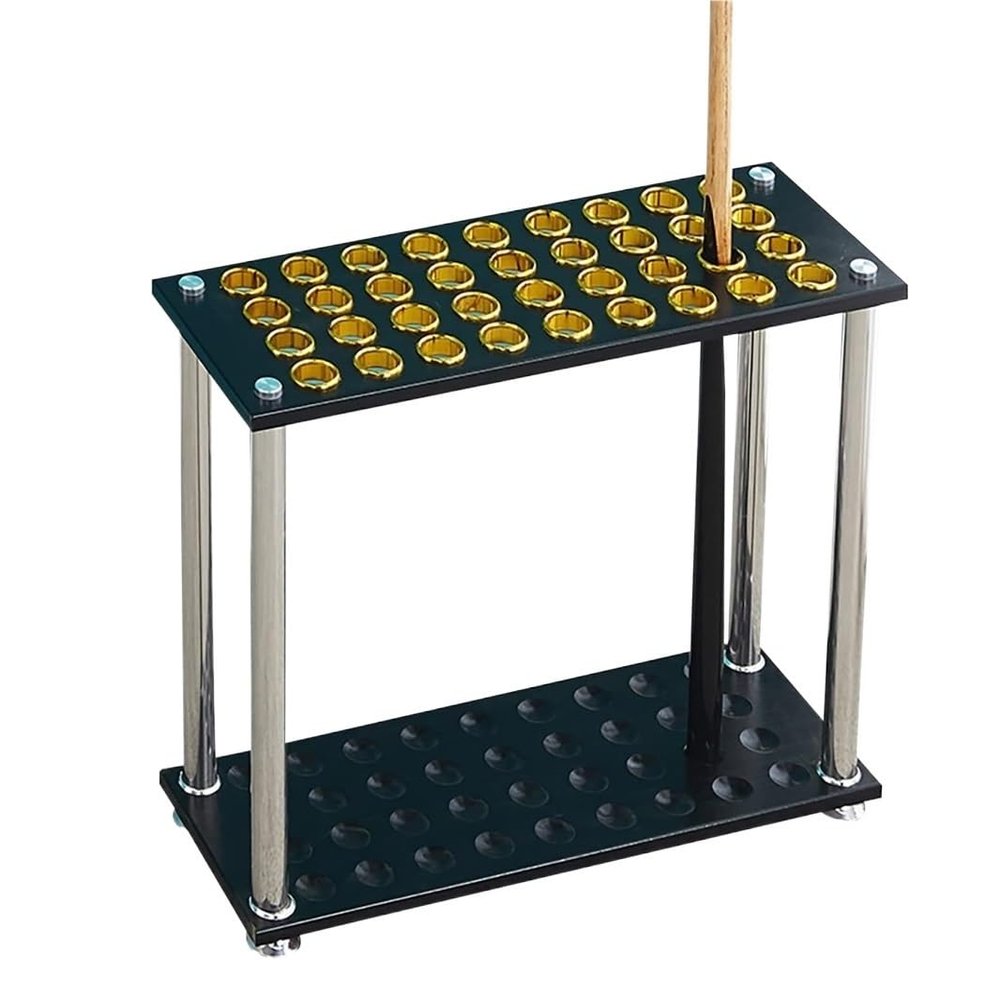 GLWJXSD Pool Stick Holder Pool Cue Rack Billiard Cue Racks Floor Standing Pool Cue Rack Holds Up to 36 Cues,for Home Clubhouse School Pool Room Pool Cue Holder Billiard Stick Holder, 60*22*55 cm