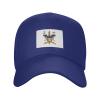 BASTU Flag of Racine, Wisconsin Baseball Cap for Men Women Dad Hat Classic Adjustable Golf Hats Blue view 1