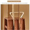 GLWJXSD Billiard cue Holder Revolving Billiard Cue Holder, Vintage Style Pool Cue Racks with Case, for Game Room/Pool Room/Lounge, Easily Movable view 3