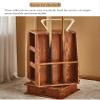 GLWJXSD Billiard cue Holder Revolving Billiard Cue Holder, Vintage Style Pool Cue Racks with Case, for Game Room/Pool Room/Lounge, Easily Movable view 4