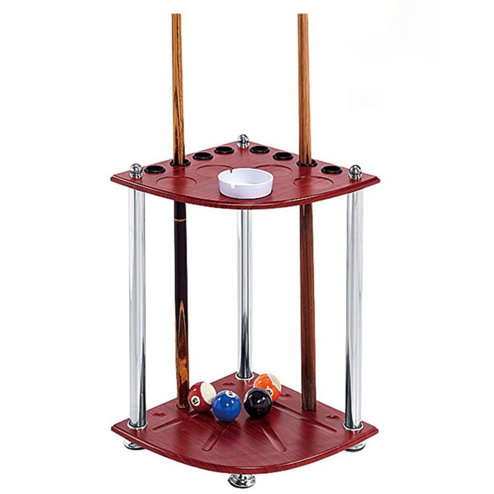 GLWJXSD Billiard Cue Rack Pool Stick Holder Wall Mount, Billiard Cue Rack, Table Accessories Billiards - Floor Stand Rack Pool Stick Holder Pool Cue Holder Rack Pool Cue for Pool-G|| 8 Holes