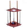 GLWJXSD Billiard Cue Rack Pool Stick Holder Wall Mount, Billiard Cue Rack, Table Accessories Billiards - Floor Stand Rack Pool Stick Holder Pool Cue Holder Rack Pool Cue for Pool-G|| 8 Holes view 1