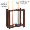 GLWJXSD Billiard Cue Rack Pool Stick Holder Wall Mount, Billiard Cue Rack, Table Accessories Billiards - Floor Stand Rack Pool Stick Holder Pool Cue Holder Rack Pool Cue for Pool-G|| 8 Holes view 3