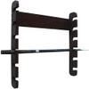GLWJXSD Pool Cue Rack, 6 Holes Wall-Mounted Display Stand,for Family Billiard Room Wood Billiard Supplies/Black view 1