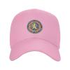 BASTU Seal of Nassau County, New York Baseball Cap for Men Women Dad Hat Classic Adjustable Golf Hats Pink view 1