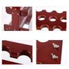 GLWJXSD Porous Billiard Frame, Multifunction Wood Rack Snooker Club Fishing Rod Display Stand, 47 holes view 3