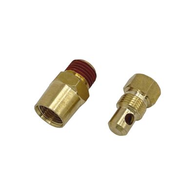 A.A Manifold Engine Block Drain Plug Kit Replacement for MerCruiser Quicksilver Sterndrive - 82745, 18-4218, 22-16951T1, 22-16951A1, 22-16951Q1 (Single), Gold, Red