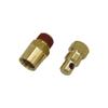 A.A Manifold Engine Block Drain Plug Kit Replacement for MerCruiser Quicksilver Sterndrive - 82745, 18-4218, 22-16951T1, 22-16951A1, 22-16951Q1 (Single), Gold, Red view 1