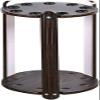 GLWJXSD Billiard Pool Cue Rack Pool Cue Racks,Wooden Freestanding Display Cue Rack with Rubber Rings, Round Corner 9 Pool Stick Holder for Small Spaces Billiard Pool Cue Stick Holder view 1