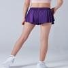 3 Pack Girls Flowy Shorts with Spandex Liner 2-in-1 Youth Butterfly Skirts for Fitness, Running, Sports (Set 12, Youth Medium) view 3