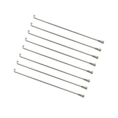 QIAOJUNMING 38pcs Sliver Color E-Bike Spokes 13G Diameter 2.3mm 304 Stainless Steel Material Electric Hub Motor Spokes with Brass Nipples (Color : 148mm)