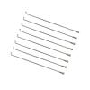 QIAOJUNMING 38pcs Sliver Color E-Bike Spokes 13G Diameter 2.3mm 304 Stainless Steel Material Electric Hub Motor Spokes with Brass Nipples (Color : 148mm) view 1
