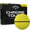 2024 Callaway Golf Chrome Tour X Yellow AlignXL Golf Balls view 1