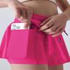 3 Pack Girls Flowy Shorts with Spandex Liner 2-in-1 Youth Butterfly Skirts for Fitness, Running, Sports (Set 13, Large) view 2