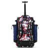 Boombah Catchers Superpack Hybrid Digital Camo Bat Bag PS-9060-3000C23 Royal/Red - Wheeled & Backpack Version view 2