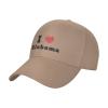 BASTU I Love Alabama Baseball Cap for Men Women Dad Hat Classic Adjustable Golf Hats Natural view 2