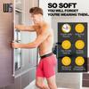 Warriors & Scholars Chafe Safe Pouch Modal Boxer Briefs For Men Pack, Ultra Soft, Breathable Quick Dry, Moisture-Wicking, Buldge Enhancing Mens Underwear, 105 M view 3