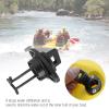 SPYMINNPOO 1 Piece Boat Drain Plug,Drain Stopper Bung Screws Threaded Receiver Kit Molded Black Plastic for Dinghy Kayak Canoes Boat view 2