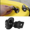 SPYMINNPOO 1 Piece Boat Drain Plug,Drain Stopper Bung Screws Threaded Receiver Kit Molded Black Plastic for Dinghy Kayak Canoes Boat view 3