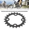 Alomejor 22T Chainring Crank Carbon Steel Replacement Chainring with Unique Tooth Design, Suitable for Most view 3