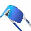 VELO Slider Gen2 Baseball/Softball Sunglasses By Jax at The Bullpen Training (White/Hyper Blue, Sml Adlt/Youth) view 2