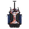 Boombah Catchers Superpack Hybrid Digital Camo Bat Bag PS-9060-3000C23 Royal/Orange - Wheeled & Backpack Version view 3