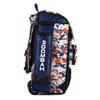 Boombah Catchers Superpack Hybrid Digital Camo Bat Bag PS-9060-3000C23 Royal/Orange - Wheeled & Backpack Version view 4