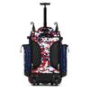Boombah Catchers Superpack Hybrid Digital Camo Bat Bag PS-9060-3000C23 Navy/Red - Wheeled & Backpack Version view 3