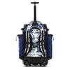 Boombah Catchers Superpack Hybrid Digital Camo Bat Bag PS-9060-3000C23 Royal/Gray - Wheeled & Backpack Version view 2