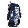 Boombah Catchers Superpack Hybrid Digital Camo Bat Bag PS-9060-3000C23 Royal/Gray - Wheeled & Backpack Version view 4