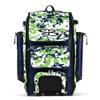 Boombah Catchers Superpack Hybrid Digital Camo Bat Bag PS-9060-3000C23 Navy/Lime Green - Wheeled & Backpack Version view 1