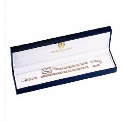 212 Main Charles-Hubert- Paris Brass Rose Gold-Plated Pocket Watch Chain #, SP30815
