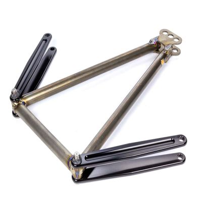 212 Main 13.625 in. Long Titanium Jacobs Sprint Car Ladder - Natural, Black