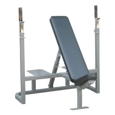 212 Main Incline Weight Bench with Spotter Platform, Black