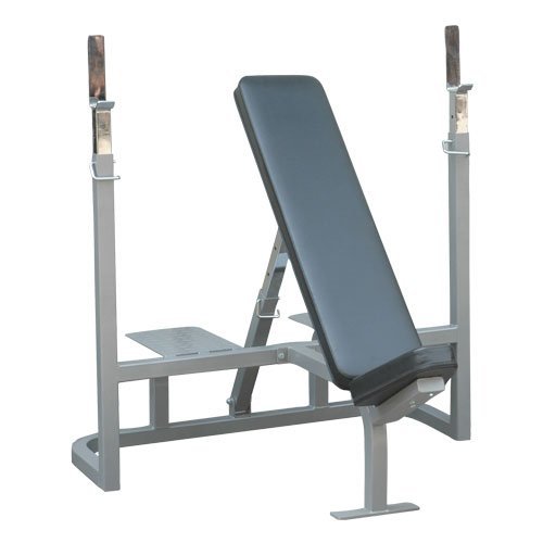 212 Main Incline Weight Bench with Spotter Platform, Black