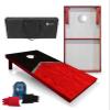 Tailgating Pros Regulation Cornhole Boards - 4'x2' Stained Two Tone Set - Includes 8 Bean Bags w/Tote and Carrying Case view 1