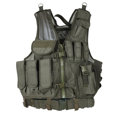 212 Main Big & Tall Mach 1 Tactical Vest 2XL/3XL (Adjustable), XX-Large