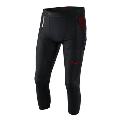 Troy Lee Designs Stage Ghost D30 Pant Baselayer, Solid Black, Medium